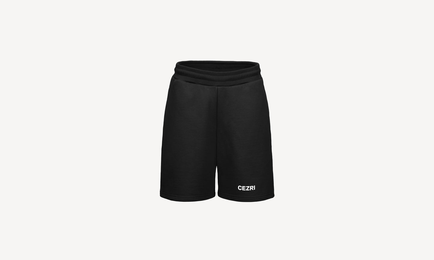 BLACK SWEATSHORT